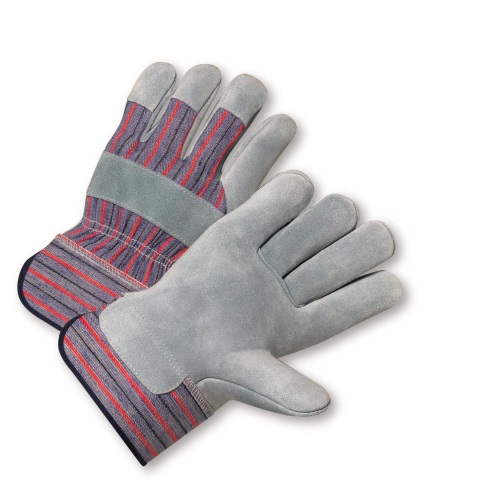 Split Leather Palm Work Gloves - Spill Control